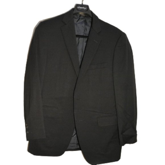 4 YOU Scandinavia Men's Notch Lapel Single Breasted Blazer Jacket Black Size XL - Picture 1 of 4